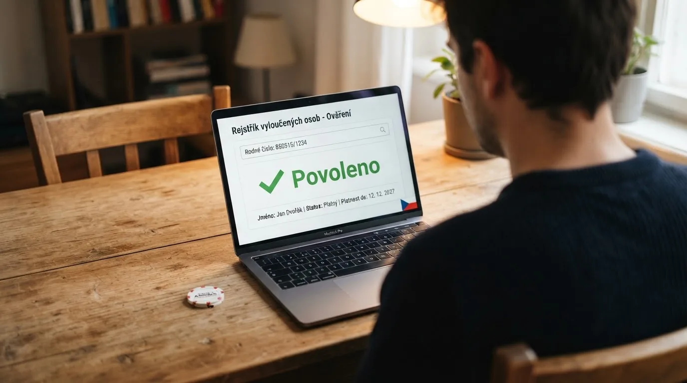 Úřední dokument s razítkem Ministerstva financí ČR a symbolem ověření licence